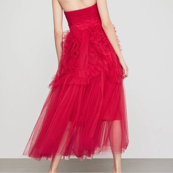 BCBG Max Azria Strapless Ruffle-Trimmed Gown 🌹 - Picture 2 of 6